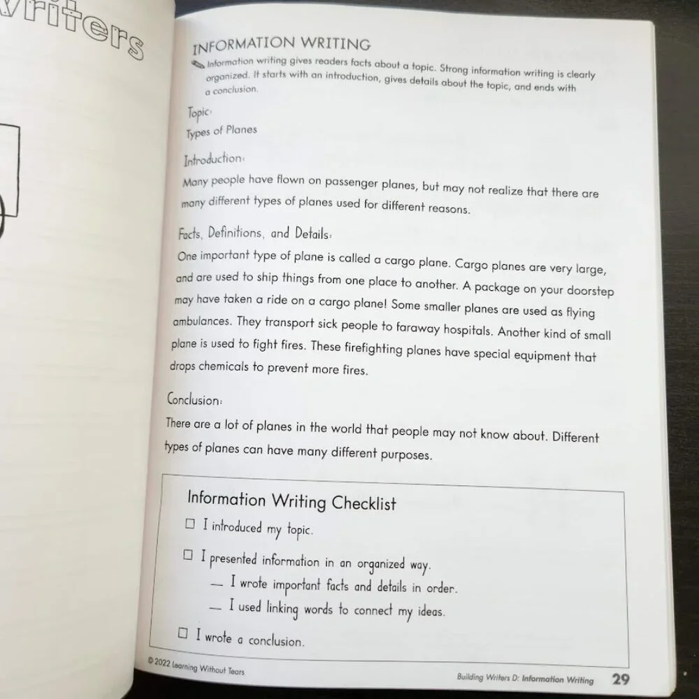 NEW Handwriting Without Tears Building Writers D 3rd Grade ISBN 9781952970924